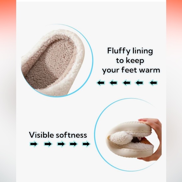 NWOT Cozy Reindeer Slippers Womens size 6.5-7.5 - Picture 4 of 6